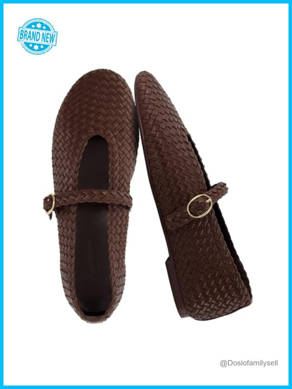 CUSHIONAIRE Woven Mary Jane Flats Memory Foam Faux Leather Women's Shoes